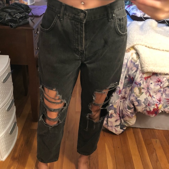 black boyfriend jeans forever 21